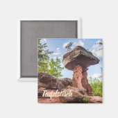 Teufelstisch Hinterweidenthal Pfalz Deutschland Ge Magnet (Vorderseite/Rückseite)