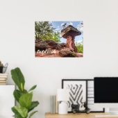 Teufelstisch Hinterweidenthal Pfalz Deutschland Ge Poster (Heimbüro)