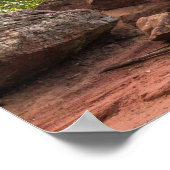 Teufelstisch Hinterweidenthal Pfalz Deutschland Ge Poster (Ecke)