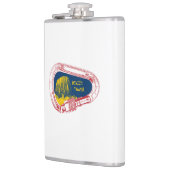 Teufelsturm Kletterer Carabiner Flachmann (Links)