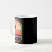 Teufelsturm Wyoming Felsenklettern Kaffeetasse (Vorderseite Links)
