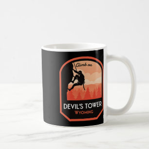 Teufelsturm Wyoming Felsenklettern Kaffeetasse