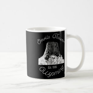 Teufelsturm Wyoming National Monument Retro Vinta Kaffeetasse
