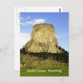 Teufelturm, Wyoming Postkarte (Vorne/Hinten)