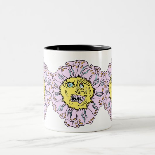 TEUFLISCHE GÄNSEBLÜMCHEN-SCHALE ZWEIFARBIGE TASSE (Mittel)