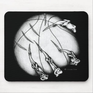 Teuflischer Basketball Mousepad
