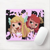 Teuflischer Friseur Mousepad (Mit Mouse)