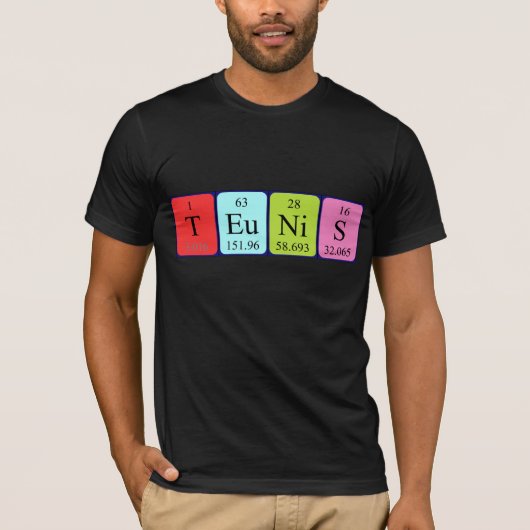 Teunis Periodenname Shirt (Vorderseite)
