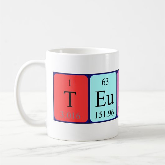Teunis Periodenname Tasse (Links)