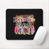 Teure Schwierige Vintage Mixed Media Design Mousepad (Mit Mouse)