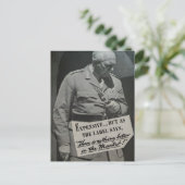Teurer Mann Collage Postkarte (Stehend Vorderseite)
