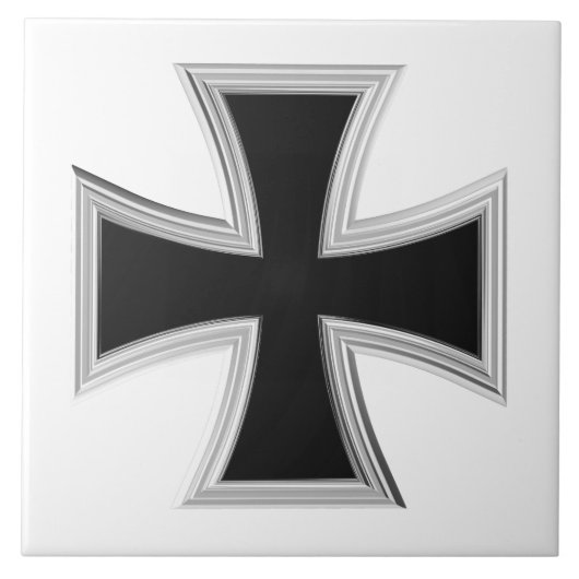 Teutonenkreuz Fliese (Vorderseite)