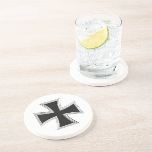 Teutonenkreuz Getränkeuntersetzer (Seite)