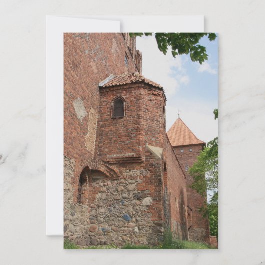 Teutonic Order Castle Neidenburg Einladung (Vorderseite)