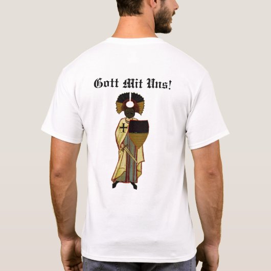 Teutonic Ritter-Kampf-Schrei-Shirt T-Shirt (Rückseite)
