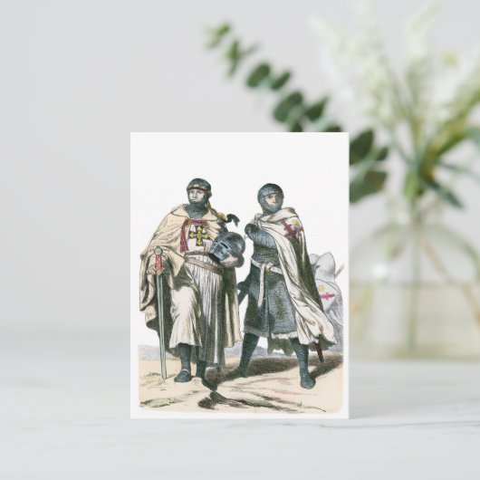 Teutonische Ritter Postkarte (Stehend Vorderseite)