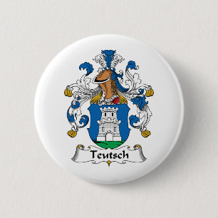 Teutsch Familienwappen Button