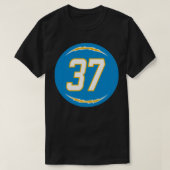 Tevaughn Campbell Number 37 Jersey Los Angeles Cha T-Shirt (Design vorne)