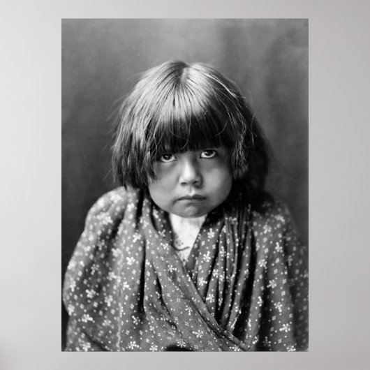 Tewa Indian Child, 1905 Poster (Vorne)
