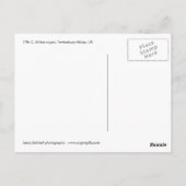 Tewkesbury Abteiorgan, BRITISCHE Postkarte (Rückseite)