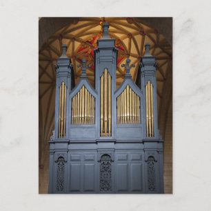 Tewkesbury Abteiorgan, BRITISCHE Postkarte