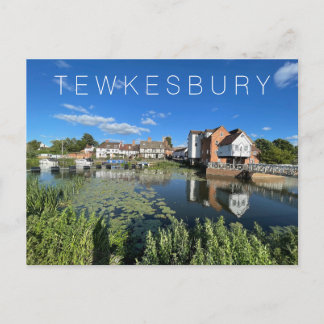 Tewkesbury Feiertagspostkarte