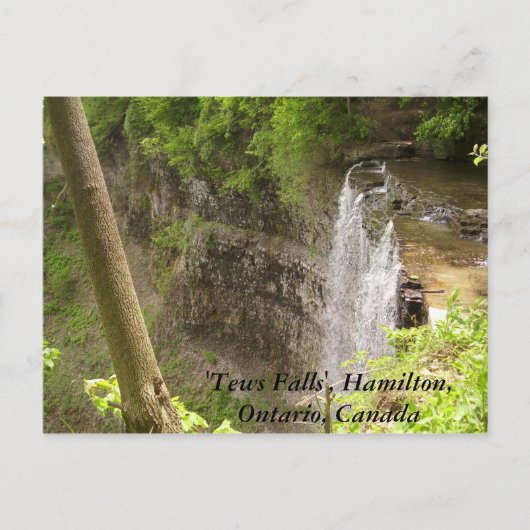 'Tews Falls', Hamilton, Ont... Postkarte (Vorderseite)