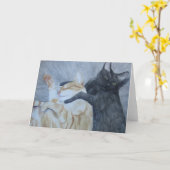 Tex Holding Griff Karte (Gelbe Blume)