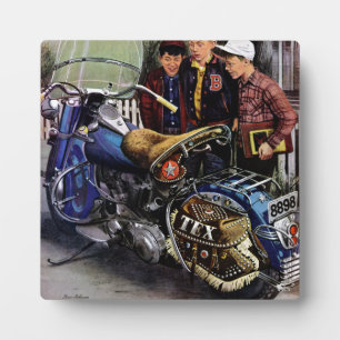 Tex’s Motorcycle Fotoplatte