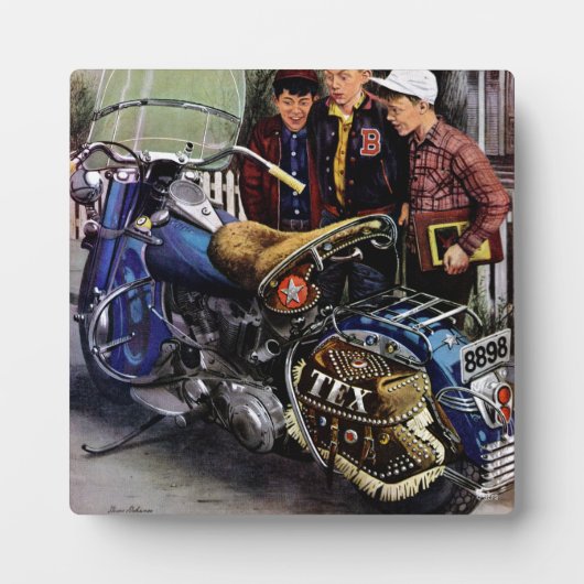 Tex’s Motorcycle Fotoplatte (Vorderseite)