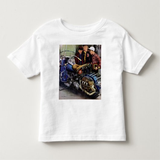 Tex’s Motorcycle Kleinkind T-shirt (Vorderseite)