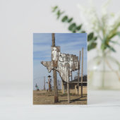 Tex the Cowboy und Texas-Zeichen Postkarte (Stehend Vorderseite)