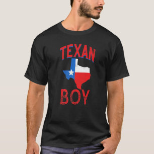 Texan Boy Proud Vintag Texas Flag Premium T-Shirt