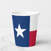 Texan Flag, Flag of Texas Pappbecher (Vorderseite)