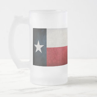 Texan Flag Mattglas Bierglas