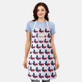 TEXAN FLAG | Monogramm | Texas Schürze (Getragen)