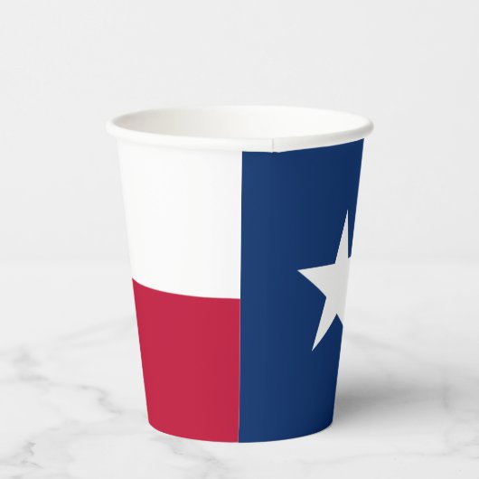 Texan Flag & Seal, Flag of Texas Pappbecher (Rechts)