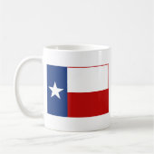Texan-Flagge + Karten-Tasse Kaffeetasse (Links)