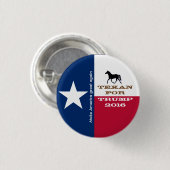 Texan für Trumpfknopf Button (Vorne & Hinten)