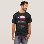 Texan gewachsen mit jordanischen Wurzeln T-Shirt (Vorne ganz)
