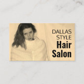Texan Girl, Haarstylist, Friseursalon Visitenkarte (Vorderseite)