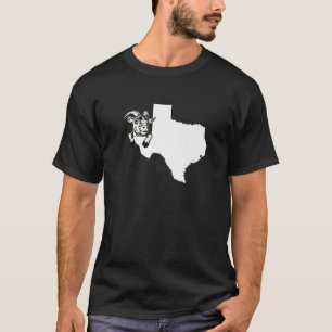 Texan Goat Rancher Ziege Bauer Texas Kontur G T-Shirt