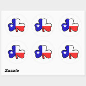 Texan Kleeblatt Sticker (Blatt)