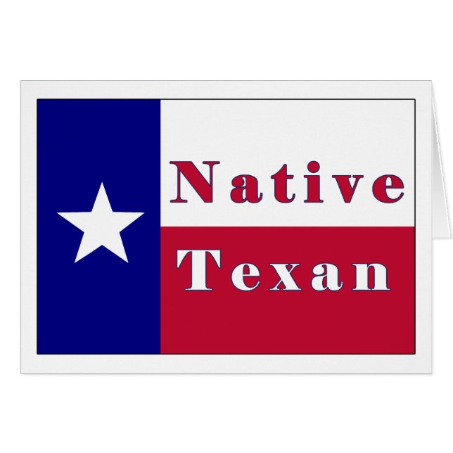 Texan Lone Star Flag (Vorderseite (Horizontal))