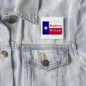 Texan Lone Star Flag Button (Beispiel)
