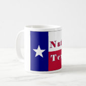 Texan Lone Star Flag Kaffeetasse (Vorderseite Links)