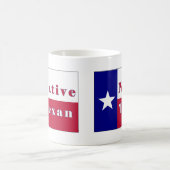 Texan Lone Star Flag Kaffeetasse (Mittel)