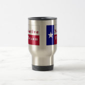 Texan Lone Star Flag Reisebecher (Mittel)