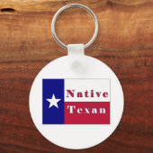 Texan Lone Star Flag Schlüsselanhänger (Vorderseite)