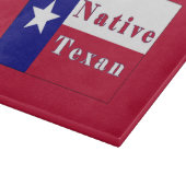 Texan Lone Star Flag Schneidebrett (Ecke)
